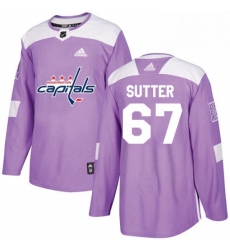 Youth Adidas Washington Capitals 67 Riley Sutter Authentic Purple Fights Cancer Practice NHL Jersey Youth Adidas Washington Capitals 67 Riley Sutter Authentic Purple Fights Cancer Practice NHL Jersey