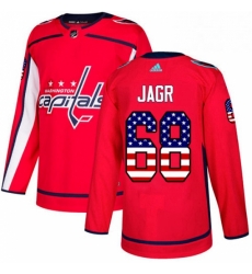 Youth Adidas Washington Capitals 68 Jaromir Jagr Authentic Red USA Flag Fashion NHL Jersey Youth Adidas Washington Capitals 68 Jaromir Jagr Authentic Red USA Flag Fashion NHL Jersey