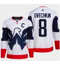 Youth Washington Capitals 8 Alex Ovechkin White Navy Stadium Series Stitched Jersey Youth Washington Capitals 8 Alex Ovechkin White Navy Stadium Series Stitched Jersey