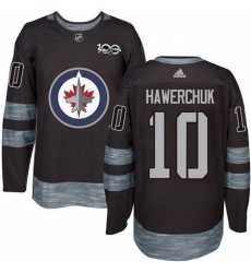 Jets #10 Dale Hawerchuk Black 1917 2017 100th Anniversary Stitched NHL Jersey Jets #10 Dale Hawerchuk Black 1917 2017 100th Anniversary Stitched NHL Jersey