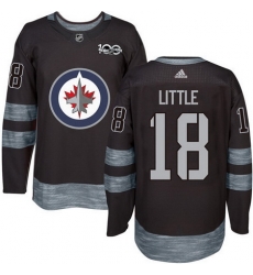 Jets #18 Bryan Little Black 1917 2017 100th Anniversary Stitched NHL Jersey Jets #18 Bryan Little Black 1917 2017 100th Anniversary Stitched NHL Jersey