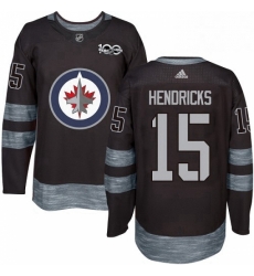 Mens Adidas Winnipeg Jets 15 Matt Hendricks Premier Black 1917 2017 100th Anniversary NHL Jersey Mens Adidas Winnipeg Jets 15 Matt Hendricks Premier Black 1917 2017 100th Anniversary NHL Jersey