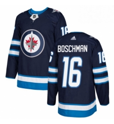 Mens Adidas Winnipeg Jets 16 Laurie Boschman Authentic Navy Blue Home NHL Jersey Mens Adidas Winnipeg Jets 16 Laurie Boschman Authentic Navy Blue Home NHL Jersey