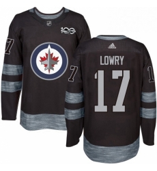 Mens Adidas Winnipeg Jets 17 Adam Lowry Authentic Black 1917 2017 100th Anniversary NHL Jersey Mens Adidas Winnipeg Jets 17 Adam Lowry Authentic Black 1917 2017 100th Anniversary NHL Jersey