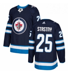 Mens Adidas Winnipeg Jets 25 Paul Stastny Premier Navy Blue Home NHL Jersey Mens Adidas Winnipeg Jets 25 Paul Stastny Premier Navy Blue Home NHL Jersey