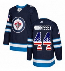 Mens Adidas Winnipeg Jets 44 Josh Morrissey Authentic Navy Blue USA Flag Fashion NHL Jersey Mens Adidas Winnipeg Jets 44 Josh Morrissey Authentic Navy Blue USA Flag Fashion NHL Jersey