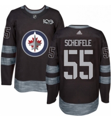 Mens Adidas Winnipeg Jets 55 Mark Scheifele Authentic Black 1917 2017 100th Anniversary NHL Jersey Mens Adidas Winnipeg Jets 55 Mark Scheifele Authentic Black 1917 2017 100th Anniversary NHL Jersey