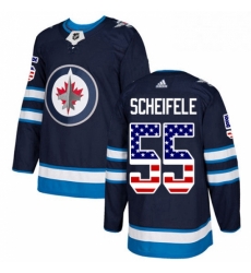 Mens Adidas Winnipeg Jets 55 Mark Scheifele Authentic Navy Blue USA Flag Fashion NHL Jersey Mens Adidas Winnipeg Jets 55 Mark Scheifele Authentic Navy Blue USA Flag Fashion NHL Jersey