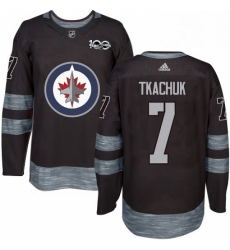 Mens Adidas Winnipeg Jets 7 Keith Tkachuk Premier Black 1917 2017 100th Anniversary NHL Jersey Mens Adidas Winnipeg Jets 7 Keith Tkachuk Premier Black 1917 2017 100th Anniversary NHL Jersey
