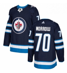 Mens Adidas Winnipeg Jets 70 Joe Morrow Premier Navy Blue Home NHL Jersey Mens Adidas Winnipeg Jets 70 Joe Morrow Premier Navy Blue Home NHL Jersey