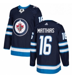 Youth Adidas Winnipeg Jets 16 Shawn Matthias Authentic Navy Blue Home NHL Jersey Youth Adidas Winnipeg Jets 16 Shawn Matthias Authentic Navy Blue Home NHL Jersey