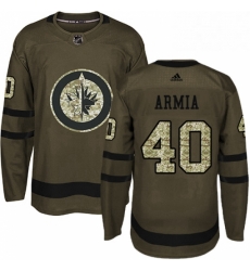 Youth Adidas Winnipeg Jets 40 Joel Armia Authentic Green Salute to Service NHL Jersey Youth Adidas Winnipeg Jets 40 Joel Armia Authentic Green Salute to Service NHL Jersey