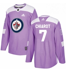 Youth Adidas Winnipeg Jets 7 Ben Chiarot Authentic Purple Fights Cancer Practice NHL Jersey Youth Adidas Winnipeg Jets 7 Ben Chiarot Authentic Purple Fights Cancer Practice NHL Jersey