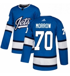 Youth Adidas Winnipeg Jets 70 Joe Morrow Authentic Blue Alternate NHL Jersey Youth Adidas Winnipeg Jets 70 Joe Morrow Authentic Blue Alternate NHL Jersey