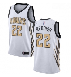 Hawks #22 Cam Reddish White Basketball Swingman City Edition 2018 19 Jersey Hawks #22 Cam Reddish White Basketball Swingman City Edition 2018 19 Jersey