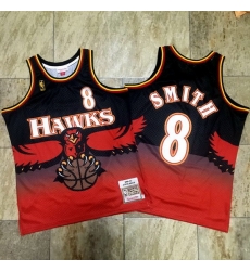 Hawks 8 Steve Smith Red 1996 97 Hardwood Classics Jersey Hawks 8 Steve Smith Red 1996 97 Hardwood Classics Jersey