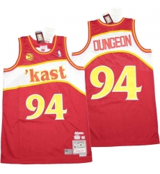 Men Atlanta Hawks 94 DUNGEON Red Throwback Jerseys Men Atlanta Hawks 94 DUNGEON Red Throwback Jerseys