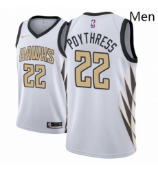 Men NBA 2018 19 Atlanta Hawks 22 Alex Poythress City Edition White Jersey Men NBA 2018 19 Atlanta Hawks 22 Alex Poythress City Edition White Jersey