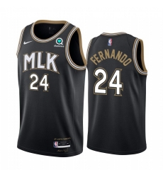 Men Nike Atlanta Hawks 24 Bruno Fernando Black NBA Swingman 2020 21 City Edition Jersey Men Nike Atlanta Hawks 24 Bruno Fernando Black NBA Swingman 2020 21 City Edition Jersey