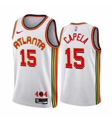 Men's Atlanta Hawks #15 Clint Capela 2022-23 White Association Edition Stitched Jersey Men's Atlanta Hawks #15 Clint Capela 2022-23 White Association Edition Stitched Jersey