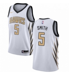 Mens Nike Atlanta Hawks 5 Josh Smith Swingman White NBA Jersey City Edition Mens Nike Atlanta Hawks 5 Josh Smith Swingman White NBA Jersey City Edition
