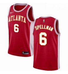 Mens Nike Atlanta Hawks 6 Omari Spellman Authentic Red NBA Jersey Statement Edition Mens Nike Atlanta Hawks 6 Omari Spellman Authentic Red NBA Jersey Statement Edition