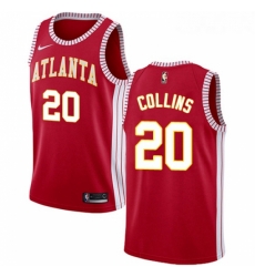 Womens Nike Atlanta Hawks 20 John Collins Authentic Red NBA Jersey Statement Edition Womens Nike Atlanta Hawks 20 John Collins Authentic Red NBA Jersey Statement Edition