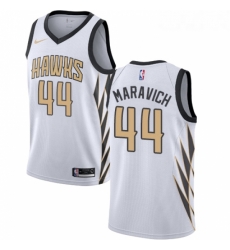 Womens Nike Atlanta Hawks 44 Pete Maravich Swingman White NBA Jersey City Edition Womens Nike Atlanta Hawks 44 Pete Maravich Swingman White NBA Jersey City Edition