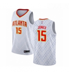 Youth Atlanta Hawks 15 Damian Jones Swingman White Basketball Jersey Association Edition Youth Atlanta Hawks 15 Damian Jones Swingman White Basketball Jersey Association Edition