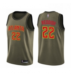 Youth Atlanta Hawks 22 Cam Reddish Swingman Green Salute to Service Basketball Jersey Youth Atlanta Hawks 22 Cam Reddish Swingman Green Salute to Service Basketball Jersey