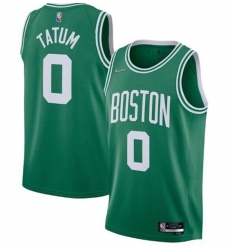 Men Boston Celtics 0 Jayson Tatum 75th Anniversary 2021 Green Stitched Basketball Jersey Men Boston Celtics 0 Jayson Tatum 75th Anniversary 2021 Green Stitched Basketball Jersey