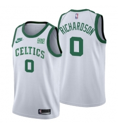 Men Boston Celtics 0 Josh Richardson Men Nike Releases Classic Edition NBA 75th Anniversary Jersey White Men Boston Celtics 0 Josh Richardson Men Nike Releases Classic Edition NBA 75th Anniversary Jersey White