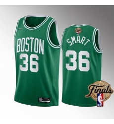 Men Boston Celtics 36 Marcus Smart 2022 Green NBA Finals Stitched Jersey Men Boston Celtics 36 Marcus Smart 2022 Green NBA Finals Stitched Jersey