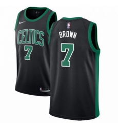 Mens Adidas Boston Celtics 7 Jaylen Brown Swingman Black NBA Jersey Statement Edition Mens Adidas Boston Celtics 7 Jaylen Brown Swingman Black NBA Jersey Statement Edition