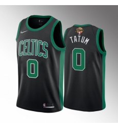Men's Boston Celtics #0 Jayson Tatum 2022 Black NBA Finals Stitched Jersey Men's Boston Celtics #0 Jayson Tatum 2022 Black NBA Finals Stitched Jersey