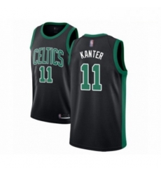 Mens Boston Celtics 11 Enes Kanter Authentic Black Basketball Jersey Statement Edition Mens Boston Celtics 11 Enes Kanter Authentic Black Basketball Jersey Statement Edition
