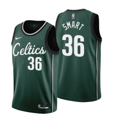 Men's Boston Celtics #36 Marcus Smart 2022-23 Green City Edition Stitched Jersey Men's Boston Celtics #36 Marcus Smart 2022-23 Green City Edition Stitched Jersey