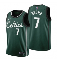Men's Boston Celtics #7 Jaylen Brown 2022-23 Green City Edition Stitched Jersey Men's Boston Celtics #7 Jaylen Brown 2022-23 Green City Edition Stitched Jersey