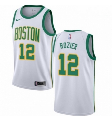 Mens Nike Boston Celtics 12 Terry Rozier Swingman White NBA Jersey City Edition Mens Nike Boston Celtics 12 Terry Rozier Swingman White NBA Jersey City Edition