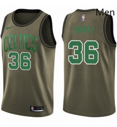 Mens Nike Boston Celtics 36 Marcus Smart Swingman Green Salute to Service NBA Jersey Mens Nike Boston Celtics 36 Marcus Smart Swingman Green Salute to Service NBA Jersey