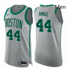 Mens Nike Boston Celtics 44 Danny Ainge Authentic Gray NBA Jersey City Edition Mens Nike Boston Celtics 44 Danny Ainge Authentic Gray NBA Jersey City Edition