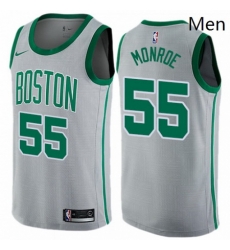 Mens Nike Boston Celtics 55 Greg Monroe Swingman Gray NBA Jersey City Edition Mens Nike Boston Celtics 55 Greg Monroe Swingman Gray NBA Jersey City Edition