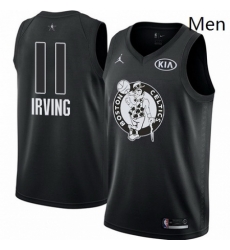 Mens Nike Jordan Boston Celtics 11 Kyrie Irving Swingman Black 2018 All Star Game NBA Jersey Mens Nike Jordan Boston Celtics 11 Kyrie Irving Swingman Black 2018 All Star Game NBA Jersey