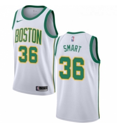Womens Nike Boston Celtics 36 Marcus Smart Swingman White NBA Jersey City Edition Womens Nike Boston Celtics 36 Marcus Smart Swingman White NBA Jersey City Edition