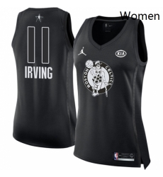Womens Nike Jordan Boston Celtics 11 Kyrie Irving Swingman Black 2018 All Star Game NBA Jersey Womens Nike Jordan Boston Celtics 11 Kyrie Irving Swingman Black 2018 All Star Game NBA Jersey