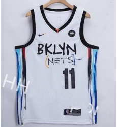 Men Brooklyn Nets 11 Kyrie Irving White 2021 Nike Swingman Jersey Men Brooklyn Nets 11 Kyrie Irving White 2021 Nike Swingman Jersey