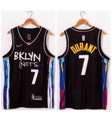 Men Brooklyn Nets 7 Kevin Durant Black 2021 Nike Swingman Jersey Men Brooklyn Nets 7 Kevin Durant Black 2021 Nike Swingman Jersey