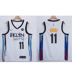 Men Brooklyn Nets Kyrie Irving 11 White 2021 Nike NBA Swingman Jersey Men Brooklyn Nets Kyrie Irving 11 White 2021 Nike NBA Swingman Jersey