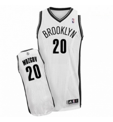 Mens Adidas Brooklyn Nets 20 Timofey Mozgov Authentic White Home NBA Jersey Mens Adidas Brooklyn Nets 20 Timofey Mozgov Authentic White Home NBA Jersey