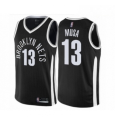 Mens Brooklyn Nets 13 Dzanan Musa Authentic Black Basketball Jersey City Edition Mens Brooklyn Nets 13 Dzanan Musa Authentic Black Basketball Jersey City Edition